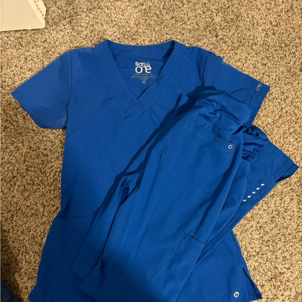 Barco Uniforms Sky Blue Scrub Set